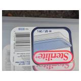 Lot of (4) Sterilite Plastic Underbed Storage Bins with Lids 35" x 16" x 7"