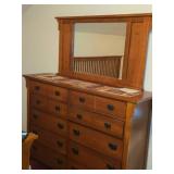Vaughan-Bassett Dresser With Mirror
