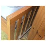 King Size Oak Wood Bed Frame