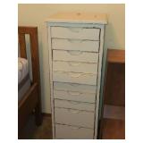 White Painted Finish Wood Cabinet