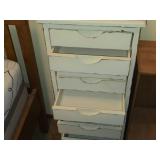 White Painted Finish Wood Cabinet