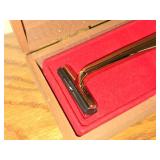 Vintage Barbershop Razor with Wooden Case