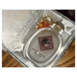 Vintage Mini Tea Set in Decorative Box + Glass Snuff Bottle in box