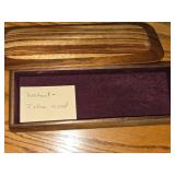 Vintage Walnut & Zebra Wood Multi-Layer Quilter