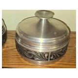 Vintage Pewter Jewelry Box