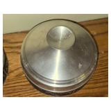 Vintage Pewter Jewelry Box