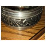 Vintage Pewter Jewelry Box