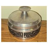 Vintage Pewter Jewelry Box