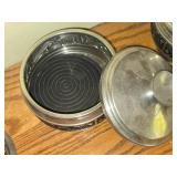 Vintage Pewter Jewelry Box