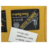 Lot of (2) Roros-Tweed Roros-Pledd Wool Blanket 51" x 39"