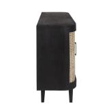 NEW IN BOX Adebisi 56" Solid Wood Sideboard – Natural Finish, Modern Storage Cabinet, Mid Century Style