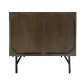 NEW IN BOX Contemporary Reed Nightstand – Dark Brown - Really Cool Living