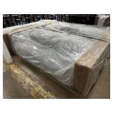 Lugano Sofa - Gray - NEW IN BOX - Punctured Bottom