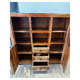 Rustic Media Armoire - Heavy - Solid Wood - Really Cool Living