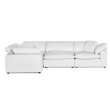 NEW IN BOX - Peyton 4-Piece Modular Sectional – White Color