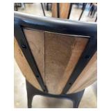 Mango Barrel Chair 5 Pack – Broken Backs -  Sustainable Mango Wood & Black Metal Frame