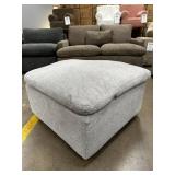 *OPEN BOX* My Cloud Slope Ivory Greige 30″ Ottoman - Really Cool Living