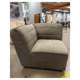 *OPEN BOX* Millenium Corner Chair – 37″ L × 37″ D × 31″ H - Earth Brown - Really Cool Living