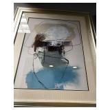 Set of 2 Abstract Framed Prints – 39″ × 33″ Each