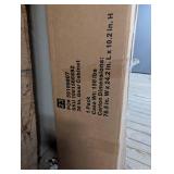 Husky Ready-to-Assemble 24-Gauge Steel Garage Gear Cabinet in Black (36.6 in. W x 72 in. H x 24 in. D