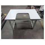 Adjustable Metal Work Station - Ship Desk - Dock Desk