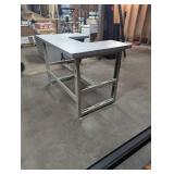 Adjustable Metal Work Station - Ship Desk - Dock Desk