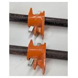 2 Large Pipe Wood Clamps - 67" Capacity - Pony