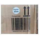 Avondale 36 in. W x 12 in. D x 18 in. H Ready to Assemble Plywood Shaker Wall Bridge Kitchen Cabinet in Alpine White