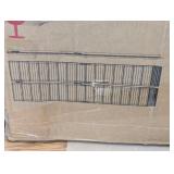 8 ft. Aluminum Portable Skidproof PVC Carpeted Folding Wheelchair Ramp