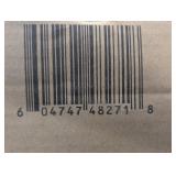 48 in. Grey Plastic Round Folding Banquet Table