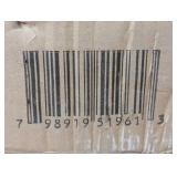 Adesso Brinkley Arc Lamp Brass: ETL Listed, 73.5" Height, 45" Depth, Cotton Drum Shade