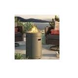 25" Pipestone Outdoor Column Fire Pit Gray - Threshold™