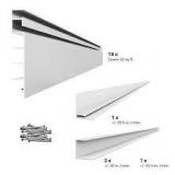 (6 Boxes) Proslat PVC Slatwall 8 ft. x 4 ft. White - 6 Units