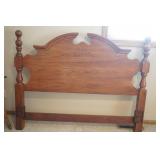 Queen Size Wooden Headboard w/ metal frame