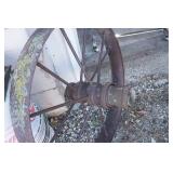 Antique Metal Wagon Wheel