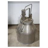 Vintage Milking Machine Bucket with Inflations & Shells