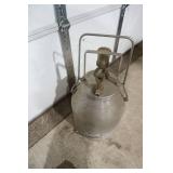 Vintage Milking Machine Bucket with Inflations & Shells