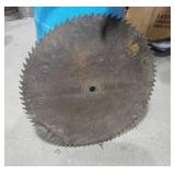 Large Vintage Saw Blade