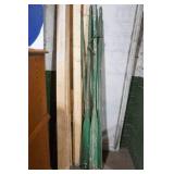 Vintage Wooden Boat Oars (6ct)