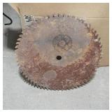 Large Vintage Saw Blade