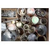 Antique/Vintage Box with Hardware & Rope & Pulley