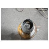 Antique Galvanized Steel Oil Lamp