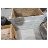 Vintage Wooden Box with Hardware