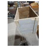 Vintage Wooden Box with Hardware