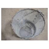 Vintage Galvanized Wire Mesh Minnow Trap