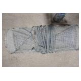 Vintage Galvanized Wire Mesh Minnow Trap