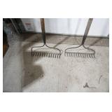 (2ct) Metal Rake