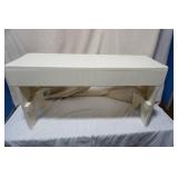 White Wooden Bench