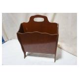 Vintage Wooden Magazine Rack