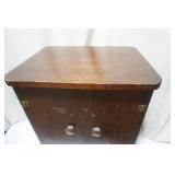 Vintage 2-Door Wooden Cabinet